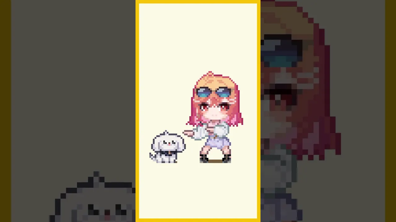 ドット絵でPOKÉDANCE踊ってみた！3D化に向けてチャンネル登録お願いします！ #regloss #ホロライブ #pokedance #shorts #ポケモン