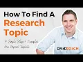 Download Lagu How To Choose A Research Topic For A Dissertation Or Thesis (7 Step Method + Examples)