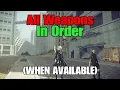 All Weapons In Order - WHEN AVAILABLE Nier Automata