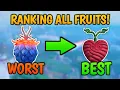 GPO All Fruits Ranked From WORST To BEST 2026
