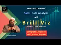 Sales and Supply Chain Analytics with Brill-Viz Executive Dashboard Forecasts and Smart Insights