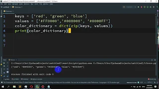 How to Convert two lists into a dictionary in Python