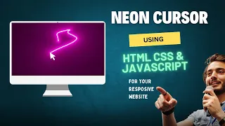 Glowing Neon Cursor Tail Using HTML CSS JavaScript Web Development Tutorial