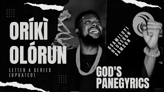 oriki olorun gods panegyrics 