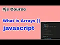 Javascript Arrays - tamil what is arrays javascript course