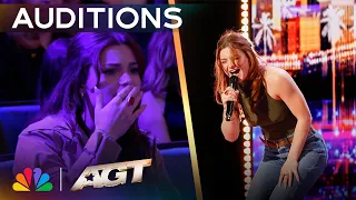 anna wilson has no idea shes about to audition and then she nails it agt 2025