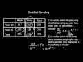 Stratified Sampling