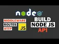 Easiest way to Build an API with Node js Express Beginner friendly