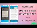 Make Image to Text Converter App Text Recognition Android App Google ML in Android Studio