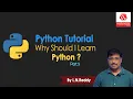 Python Tutorial Part-5 Why Should I Learn Python By L N Reddy B Wisdom Jobs