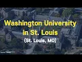- English Washington University in St Louis St Louis MO