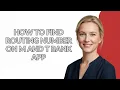 HOW TO FIND ROUTING NUMBER ON M AND T BANK APP - Julia sTutorials