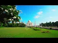 Download Lagu Elegant Drone Footage Showcasing Taj Mahal and Surrounding Gardens | 4k Video Stock Footage