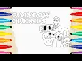 RAINBOW FRIENDS CHARACTERS COLORING PAGES HOW TO COLORING RAINBOW FRIENDS SPEED COLORING