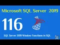 116 - SQL Server 2019 Window functions in sql