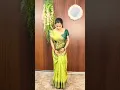 Lagu Draping in traditional Gujarati style saree # #saree #sareedraping #trending #viral #fashion