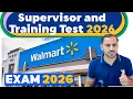 Walmart Supervisor and Training Assessment test Answer 2026