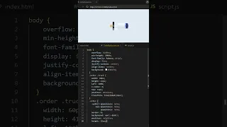 Order Button to Delivery Truck Animation HTML CSS JS