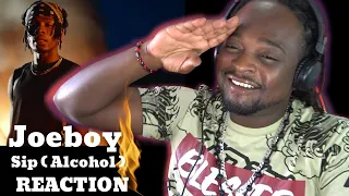 joeboy sip alcohol reaction