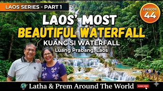 secret waterfalls of laos discover kuang si falls near luang prabang kuangsifalls laostravel