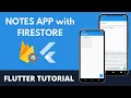 Flutter Tutorial Notes App with Flutter and Firestore Cloud Firestore Tutorial Beginners