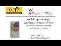 eShop Web Application Development 19 1st year Semester 01 Java Institute