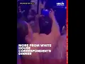 Moments after the shooting incident at the White House Correspondent Dinner