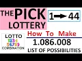 lottoformula com - USA Arizona The Pick Lottery numbers
