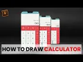 Calculator UI Design Adobe illustrator tutorial Trend 2020 illustrator Tutorial for Beginners