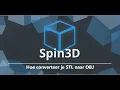 Hoe converteer je STL naar OBJ Spin 3D Mesh Converter Tutorial