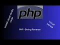 PHP String Reverse