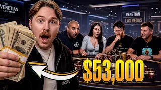 BIGGEST Cash Game I've EVER PLAYED! ($100/100 at The Venetian!)
