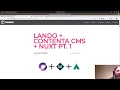 Lando Contenta CMS Nuxt Part 1