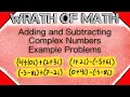 Add and Subtract Complex Numbers Example Problems Complex Analysis