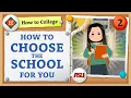 How to Choose a School How to College Crash Course