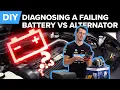Car Electrical Systems Explained - How To Diagnose A Failing Alternator vs A Failing Battery