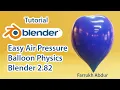 Easy Air Pressure Balloon Tutorial Blender