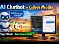 AI Chatbot for College Website using Python Flask Groq AI Free Demo 2026 Free Source Code