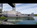 US Navy Littoral Combat Ship USS MINNEAPOLIS-ST PAUL LCS-21 on the Welland Canal Part 1