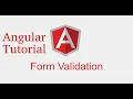 Angular forms tutorial form validation Template driven Form