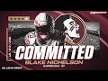 WATCH 4-star LB Blake Nichelson commits to Florida State