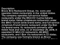 BBRG Bravo Brio Restaurant Group Inc BBRG buy or sell Buffett read basic