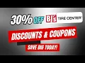 BJ s Tires Promo Codes Best Tire Discounts Online