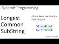 DP - 7 Longest common Substring