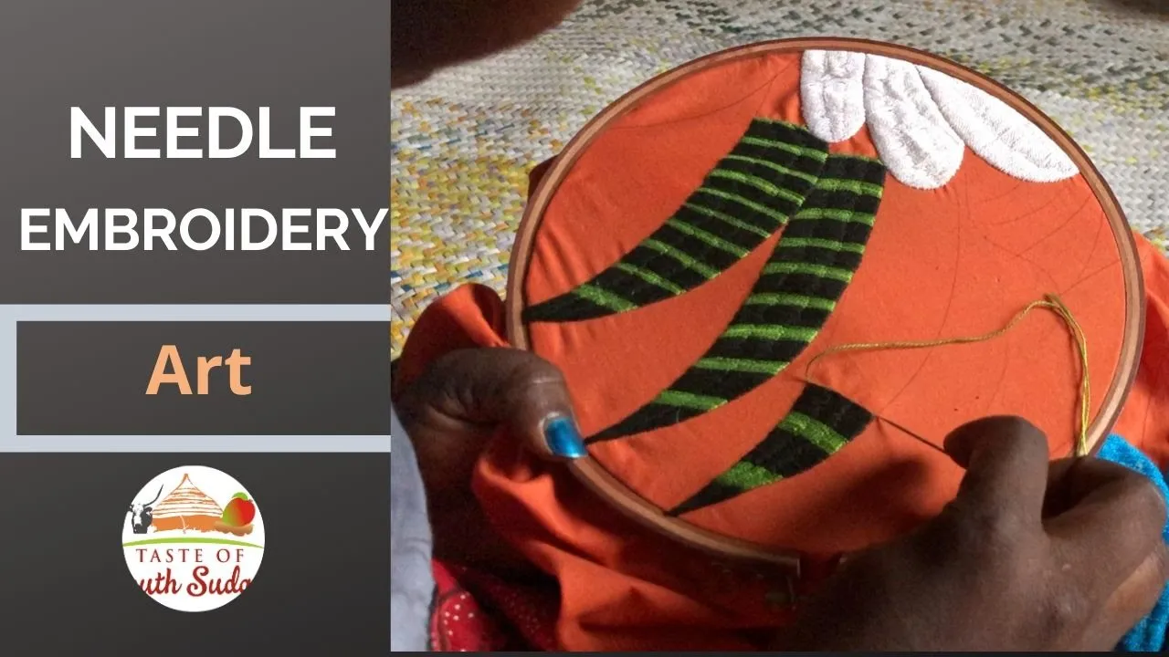 Needle Embroidery Art, South Sudan Africa
