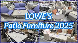 LOWE S PATIO FURNITURE 2025 SHOP WITH ME OUTDOOR FURNITURE AND DECOR