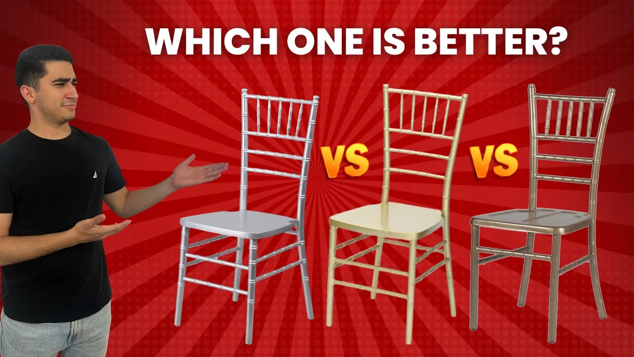 Wood vs Resin vs Metal Chiavari Chairs | Full Comparison