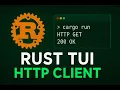 This is a demo of a terminal user interface TUI HTTP client built in Rust