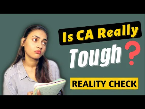 Is CA tough Why CA is hard to crack Reality Check on CA Course CA Azfar Khan