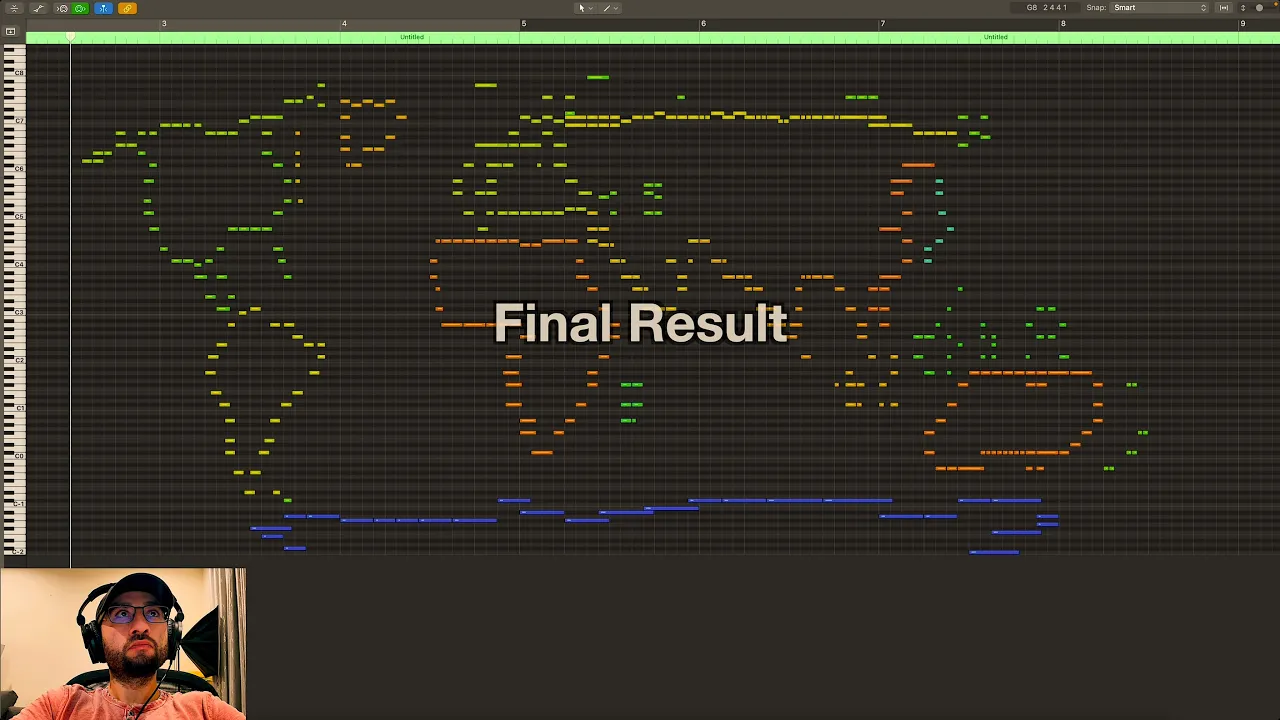 I Turned the World Map Into Piano Music (MIDI Art)